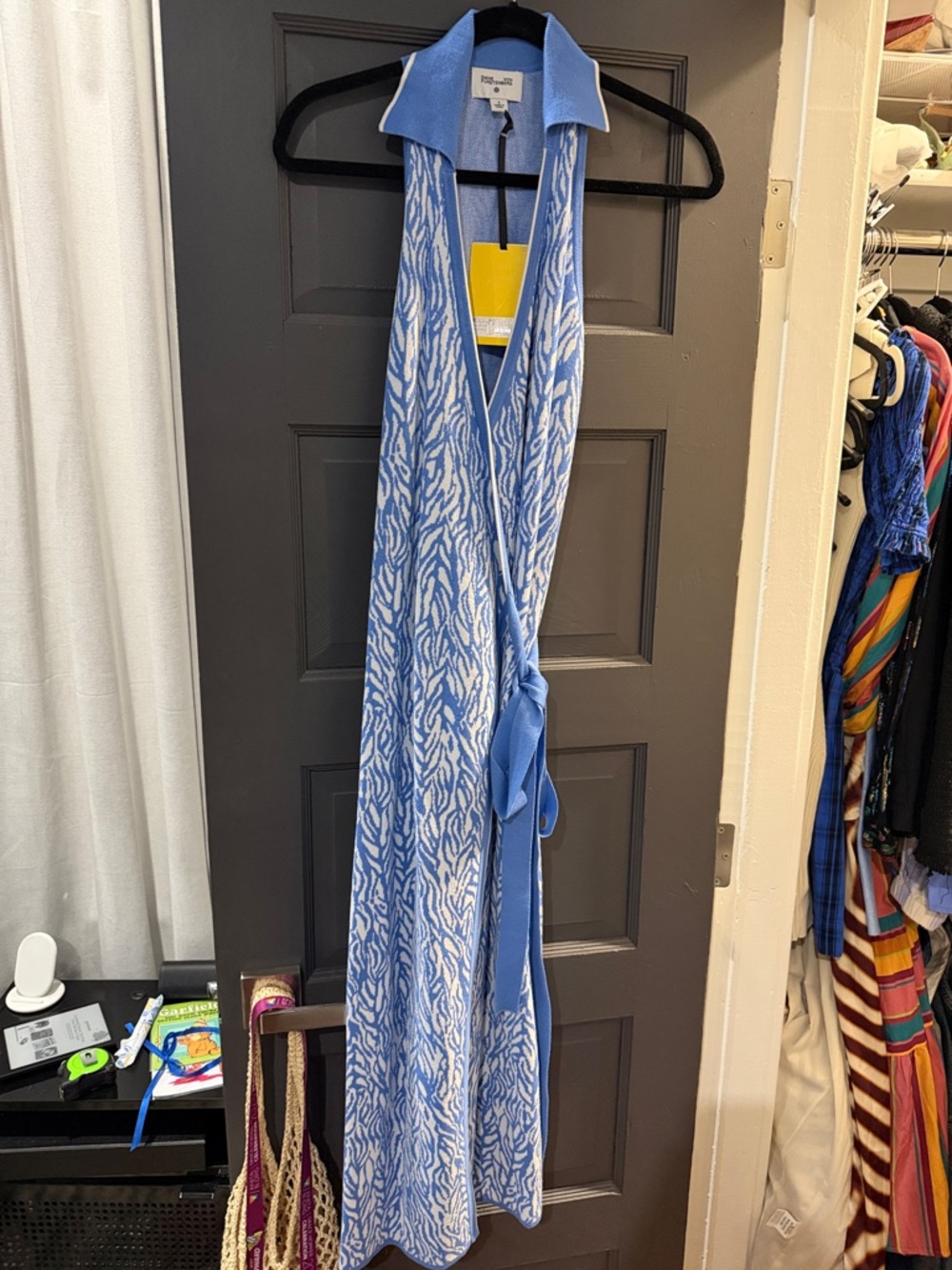 Diane Von Furstenberg x Target Light Blue wrap dress